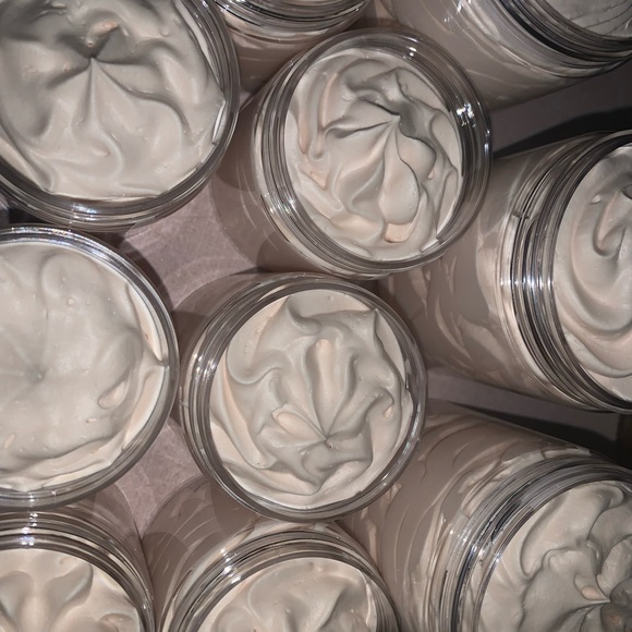 Handcrafted Pink Peppermint Snow Triple Whipped Body Butter Made Small Batches - Picture 9 of 15
